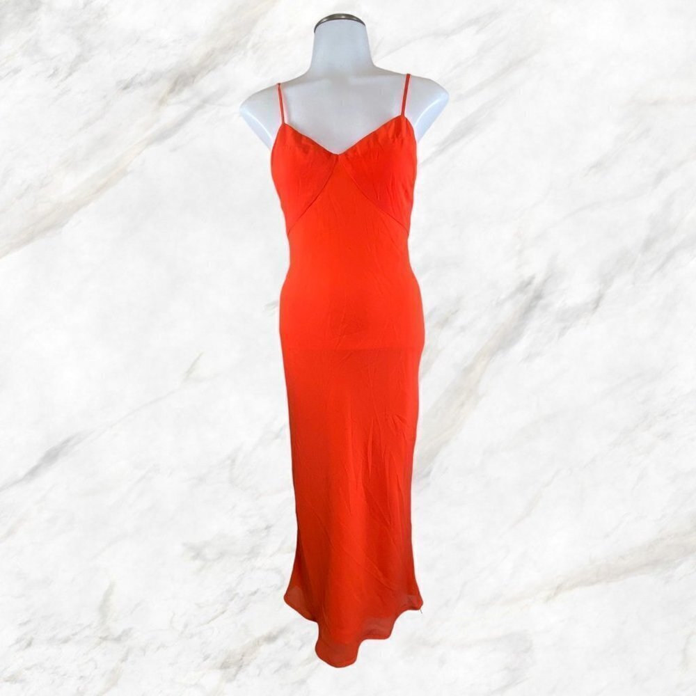 House of Harlow 1960 x REVOLVE Gemma Dress in Orange Red - Picture 2 of 9